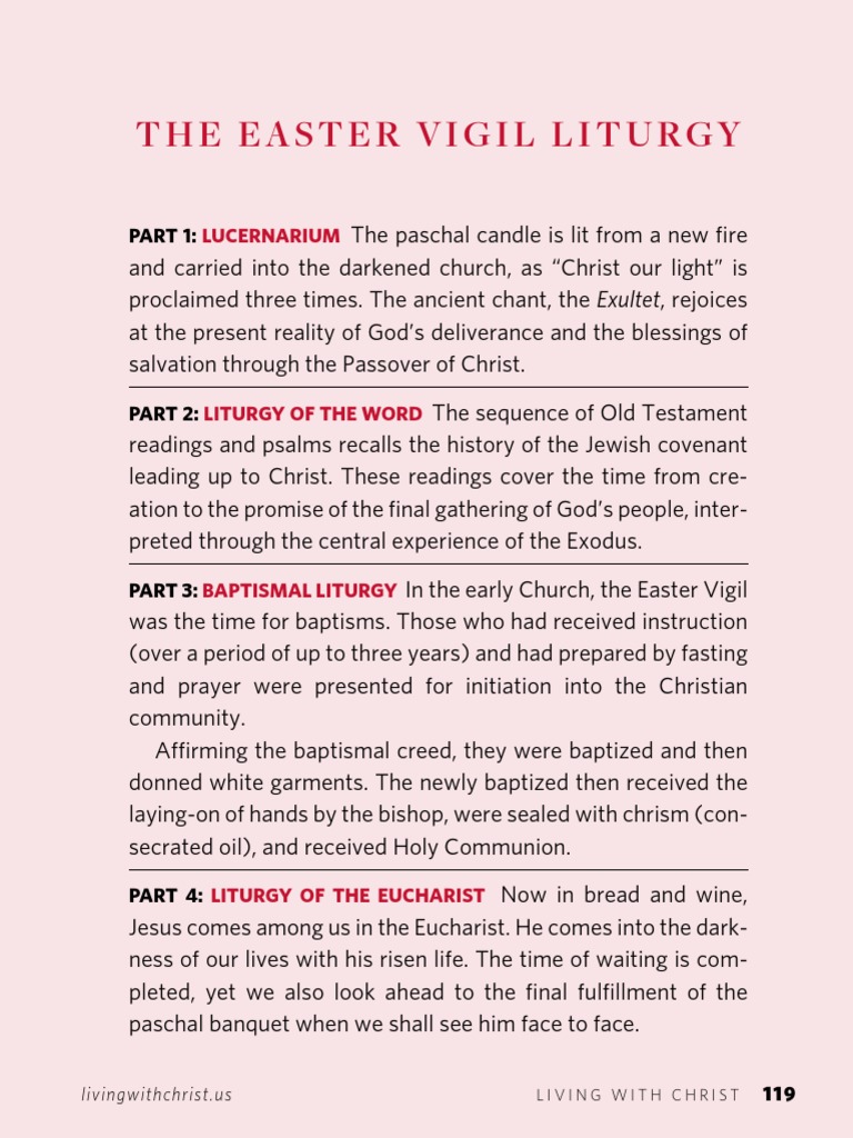 Easter Vigil: A Sacred Tradition | PDF