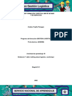 Actividad de Aprendizaje 19 Evidencia - 7 - Workshop - Talking - About - Logistics