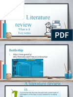 The Literature Review: What Is It Key Terms
