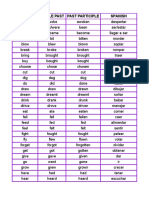 Verbs - Hoja 1