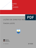 Lições de Direitos Reais Timor-Leste: António Soares Júlio Crispim Liberal Fernandes Tomás Alves