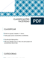 Classificações Facetadas