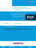 Administración de Empresas - Clasificación de Impuestos