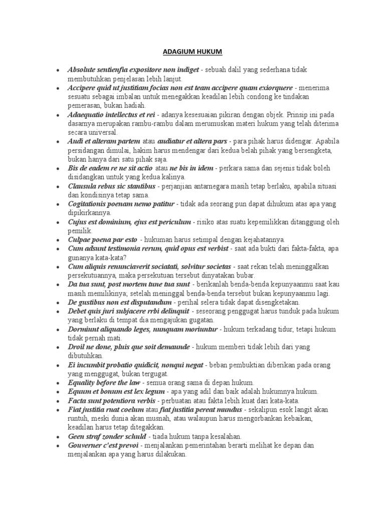 Adagium Hukum Pdf