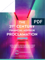 21 Century Proclamation: Financial Advisor