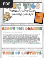 Hannah Schuster Coaching Journal