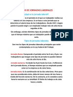 Tipos de Jornadas Laborales: ¿Qué Es La Jornada Laboral?