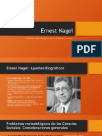 Ernest Nagel: Problemas Metodológicos de Las Ciencias Sociales