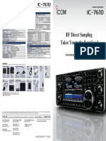 IC-7610 Amateur Radio Transceiver External Display