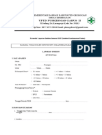 Uptd Puskesmas Gabus Ii: Pemerintah Daerah Kabupaten Grobogan Dinas Kesehatan JL Sadang Ds - Karangrejo Kode Pos 58183