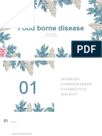 Food Borne Disease: Nama: Fatmah Nim: P07131122008