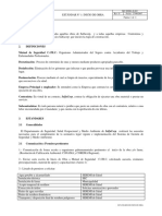 MC-SSMA-E-001 Rev: 0 Fecha: 27/06/2007 Página:1 de 4: Estandares de Inicio de Obra