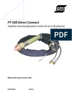 PT-36R/ PT-36R Direct Connect: Soplete Mecanizado para Cortar de Arco de Plasma