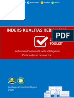 Indeks Kualitas Kebijakan: Checklist Toolkit