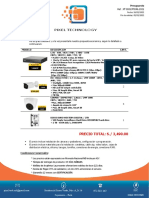 Presupuesto seguridad CCTV 8 cámaras 3.7k