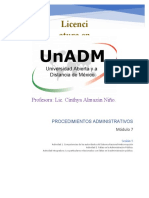 Licenciatura en Derecho: Procedimientos administrativos