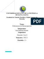 Universidad Estatal de La Península de Santa Elena Facultad de Ciencias Sociales y Salud Carrera de Derecho