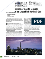 The฀Economics฀of฀Gas฀to฀Liquids฀฀ Compared฀to฀Liquefied฀Natural฀Gas฀
