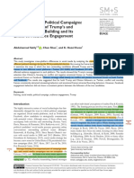 Social Media For Political Campaigns: An Examination of Trump's and Clinton's Frame Building and Its Effect On Audience Engagement