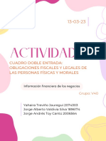 Actividad 1.1: Cuadro Doble Entrada: Obligaciones Fiscales Y Legales de Las Personas Físicas Y Morales