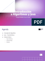 Introducción A Algoritmos y Java