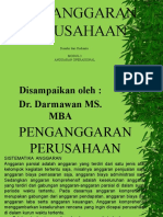 Disampaikan Oleh: Dr. Darmawan MS. MBA: Disadur Dari Rudianto Modul 3 Anggaran Operasional