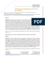 Análisis de Concordancia de Tres Clasificaciones de Terceros Molares Mandibulares Retenidos