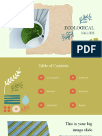 Ecological: Values
