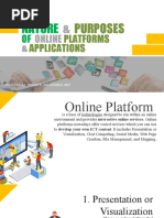 Lesson 1 Nature of Online Platforms and Applications