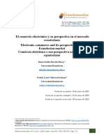 El Comercio Electrónico y Su Perspectiva en El Mercado Ecuatoriano