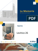 La Memoria: Mg. Patricia Perea Campos