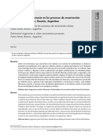 Imaginarios Del Patrimonio en Los Procesos de Reconversión Urbana. Puerto Norte, Rosario, Argentina