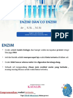 Enzim Dan Co Enzim: DR - S.Si., M.Si