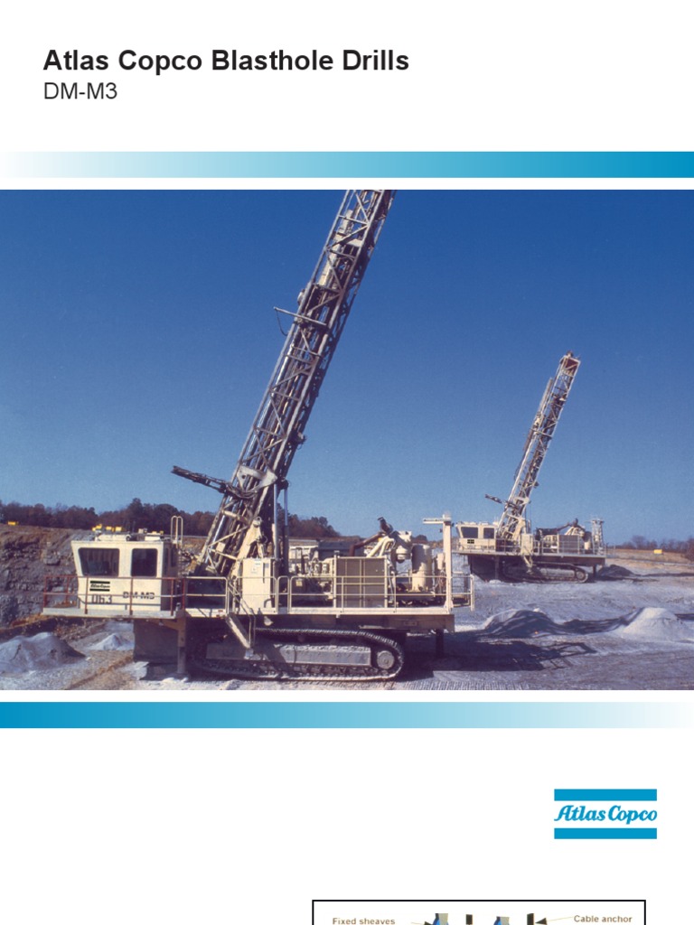 Atlas Copco - Blasthole Drills DM M3 | PDF | Gas Compressor | Engines