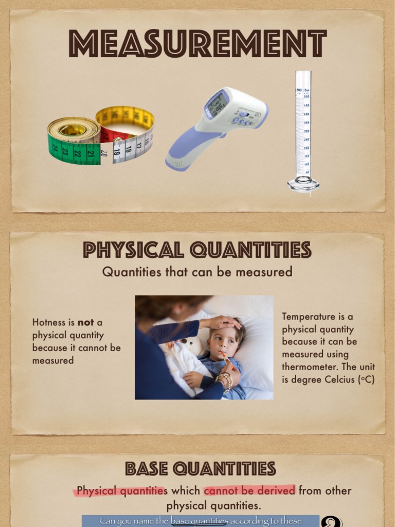 Understanding Physical Quantities and Measurement | PDF | Measuring ...