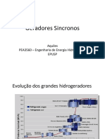 Geradores síncronos: princípio de funcionamento e tipos de rotores