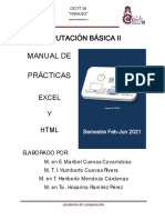 Manual de EXCEL Y HTML 2021 