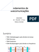 Fundamentos de Telecomunicações: 2022/2023 Ee - Tele/Eic - 3º Ano Mateus Andrade