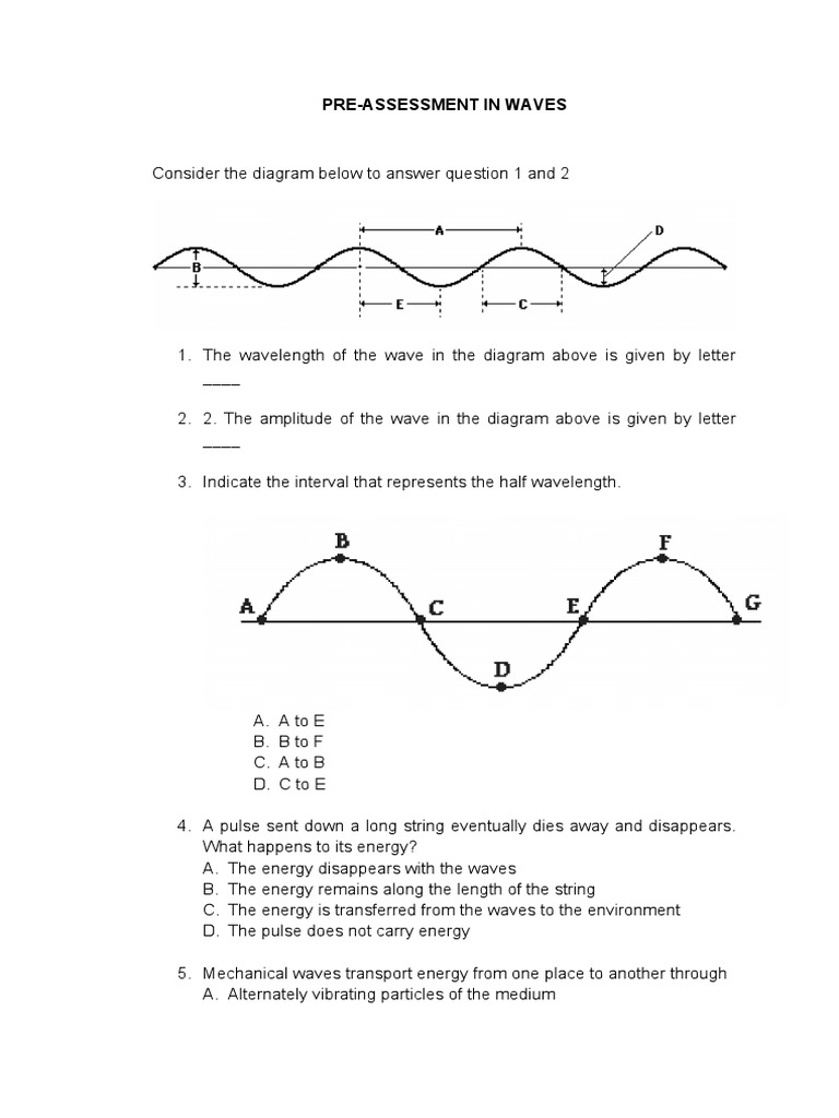 Pre-Assessment in Waves | PDF