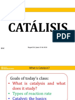 2 - Catalisis - Catalisis y Catalizador