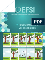 Requerimientos vs. Requisitos: Estructura y Funcionamiento de Sistemas Informáticos