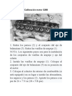 Calibración motor 3208 en 4 pasos