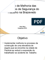 Melhoria da Segurança no Trabalho na Construção de Elevatória de Esgoto