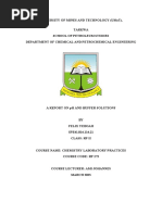 LAB REPORT Buffer and PH Experiment