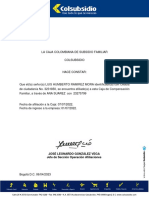 José Leonardo González Vega Jefe de Sección Operación Afiliaciones