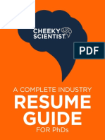 A Complete Industry Resume Guide For PhDs -orange