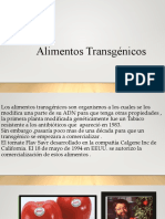 Alimentos Transgénicos