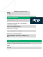 Checklist Gestão Facilities