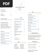 Fireroom Restaurant Menu Overview | PDF | Sushi | French Fries