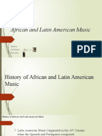 African and Latin American Music